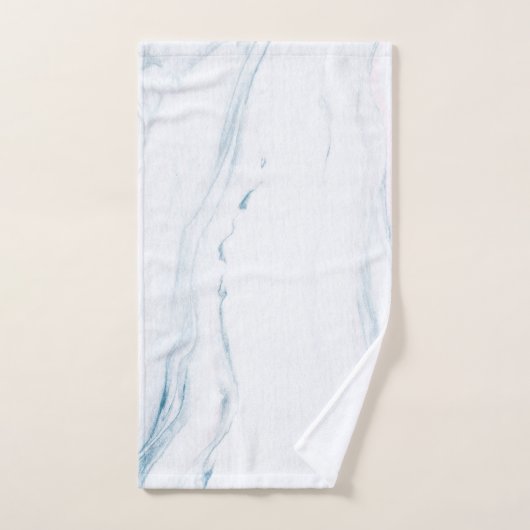 Mit Monogramm Marmorstein in Pastelltönen Badhandtuch Set (Handtuch)