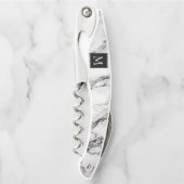 Mit Monogramm Marmorstein Kellnermesser (Vorderseite)