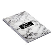 Mit Monogramm Marmortextur Notizblock (Rechte Seite)