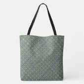 Mit Monogramm marokkanisches Muster Tasche (Rückseite)