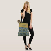 Mit Monogramm marokkanisches Muster Tasche (Am Model)