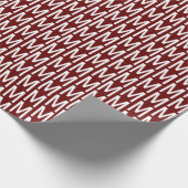 Mit Monogramm Marowein nach dem ersten Muster Geschenkpapier (Ecke)