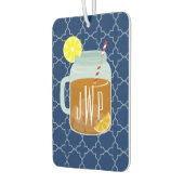 Mit Monogramm Mason Jar Sweet Tee - Navy Quarto Autolufterfrischer (Links)
