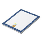 Mit Monogramm Mason Jar Sweet Tee - Navy Quarto Notizblock (Rotiert)