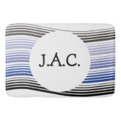 Mit Monogramm Mat Badematte (Vorderseite)