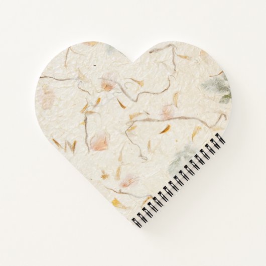 Mit Monogramm Maulbeerpapier Schöne Erinnerungen Notizblock (Rückseite)