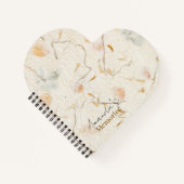 Mit Monogramm Maulbeerpapier Schöne Erinnerungen Notizblock (Vorderseite)