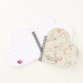 Mit Monogramm Maulbeerpapier Schöne Erinnerungen Notizblock (Innenseite)