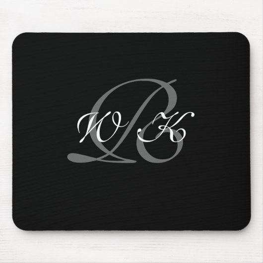 Mit Monogramm Mausunterlage Mousepad (Vorne)