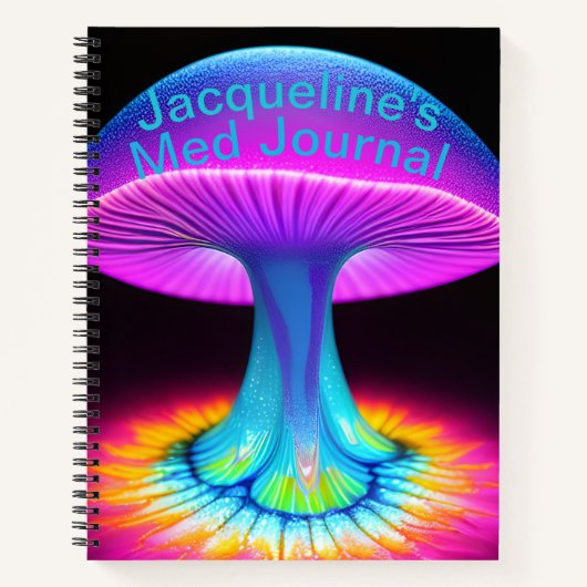 Mit Monogramm Medical Journal 8.5" x 11" Notebook Notizblock (Vorderseite)