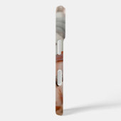 Mit Monogramm Mehrfarbiger Pumpkappenpflaster Case-Mate iPhone Hülle (Rückseite / Rechts)