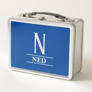 Mit Monogramm Metall Brotdose