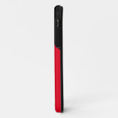 Mit Monogramm Minimalistische Schwarzweißinitialen Case-Mate iPhone Hülle (Hinten/Links)