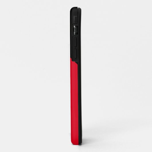 Mit Monogramm Minimalistische Schwarzweißinitialen Case-Mate iPhone Hülle (Hinten/Links)