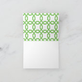 Mit Monogramm Mitteilungskarten aus Gitter und Gro (Innenseite)