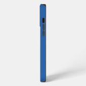Mit Monogramm-modern-farbig iPhone Hülle (Linke Seite)