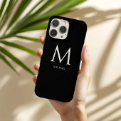 Mit Monogramm Modern minimal iPhone Hülle