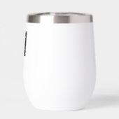 Mit Monogramm modern und Minimalistisch Personalis (Rückseite)