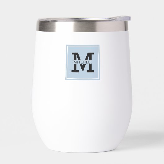 Mit Monogramm modern und Minimalistisch Personalis (Links)