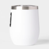 Mit Monogramm modern und Minimalistisch Personalis (Rückseite)
