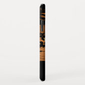 Mit Monogramm moderne Kupferskripte Case-Mate iPhone Hülle (Hinten/Rechts)