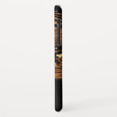 Mit Monogramm moderne Kupferskripte Case-Mate iPhone Hülle (Hinten/Links)