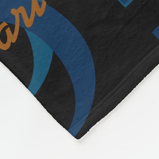 Mit Monogramm moderne Sammlung von Initialen und N Fleecedecke (Ecke)