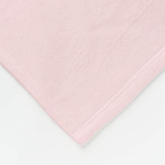 Mit Monogramm moderne, sanfte Rosa- und Goldsterne Fleecedecke (Ecke)