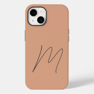 Mit Monogramm moderne Schlichte Anfangsskripte Case-Mate iPhone 14 Hülle