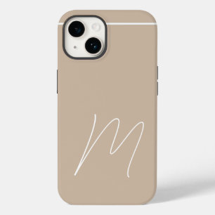 Mit Monogramm moderne Schlichte Anfangsskripte Case-Mate iPhone 14 Hülle