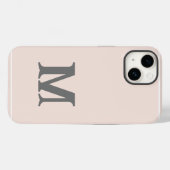 Mit Monogramm Moderne Schlichte Initial Case-Mate iPhone Hülle (Rückseite (Horizontal))