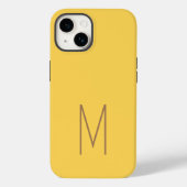 Mit Monogramm Moderne Schlichte Initial Case-Mate iPhone Hülle (Rückseite)