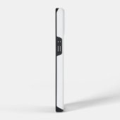 Mit Monogramm Moderne Schlichte Initial iPhone Hülle (Rechte Seite)
