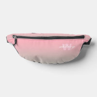 Mit Monogramm moderner Chic Pastel Ombre