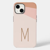 Mit Monogramm Modernes Schlichtes Urkunde Case-Mate iPhone Hülle (Rückseite)