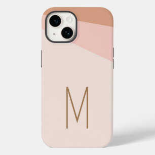 Mit Monogramm Modernes Schlichtes Urkunde Case-Mate iPhone 14 Hülle