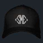 Mit Monogramm Monogramm-Initialen benutzerdefinier Bestickte Baseballkappe<br><div class="desc">Monogram Mit Monogramm Initials Custom Personalisiert Embroided Baseball Cap bietet das einfache moderne bestickte Monogramm Ihrer Initialen. Perfekt als Geschenk für Familie und Freunde zum Geburtstag,  Weihnachten,  Vatertag,  Muttertag,  Hochzeiten und vieles mehr. Erstellt von Evco Studio www.zazzle.com/store/evcostudio</div>