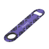Mit Monogramm Moody Blue Speedflaschenöffner (Vorderseite Schrägansicht)