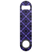 Mit Monogramm Moody Blue Speedflaschenöffner (Rückseite)