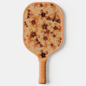 Mit Monogramm Moth Meadow Amber Pickleball Schläger (Rückseite)