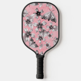 Mit Monogramm Moth Meadow Pink Pickleball Schläger