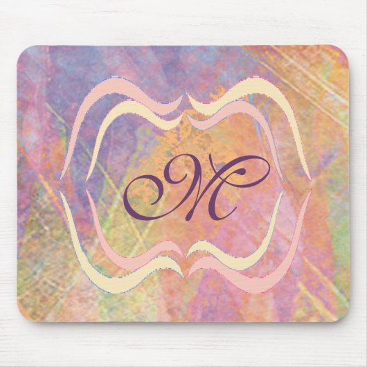 Mit Monogramm Mousepad Schablone (Vorne)