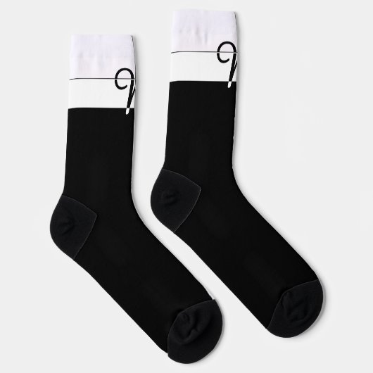 MIT MONOGRAMM N SOCKEN (Rechts)