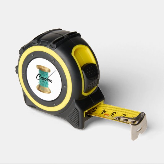 Mit Monogramm Nadel und Thread Maßband (Winkel)