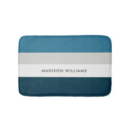 mit Monogramm, Name Badematte