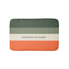 mit Monogramm, Name Badematte