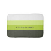 mit Monogramm, Name Badematte (Vorderseite)