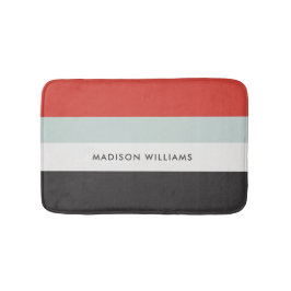 mit Monogramm, Name Badematte