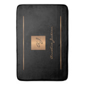 Mit Monogramm Name Badematte (Vorderseite Vertikal)