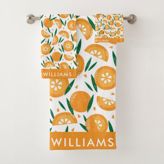 mit Monogramm, Name Badhandtuch Set (Insitu)